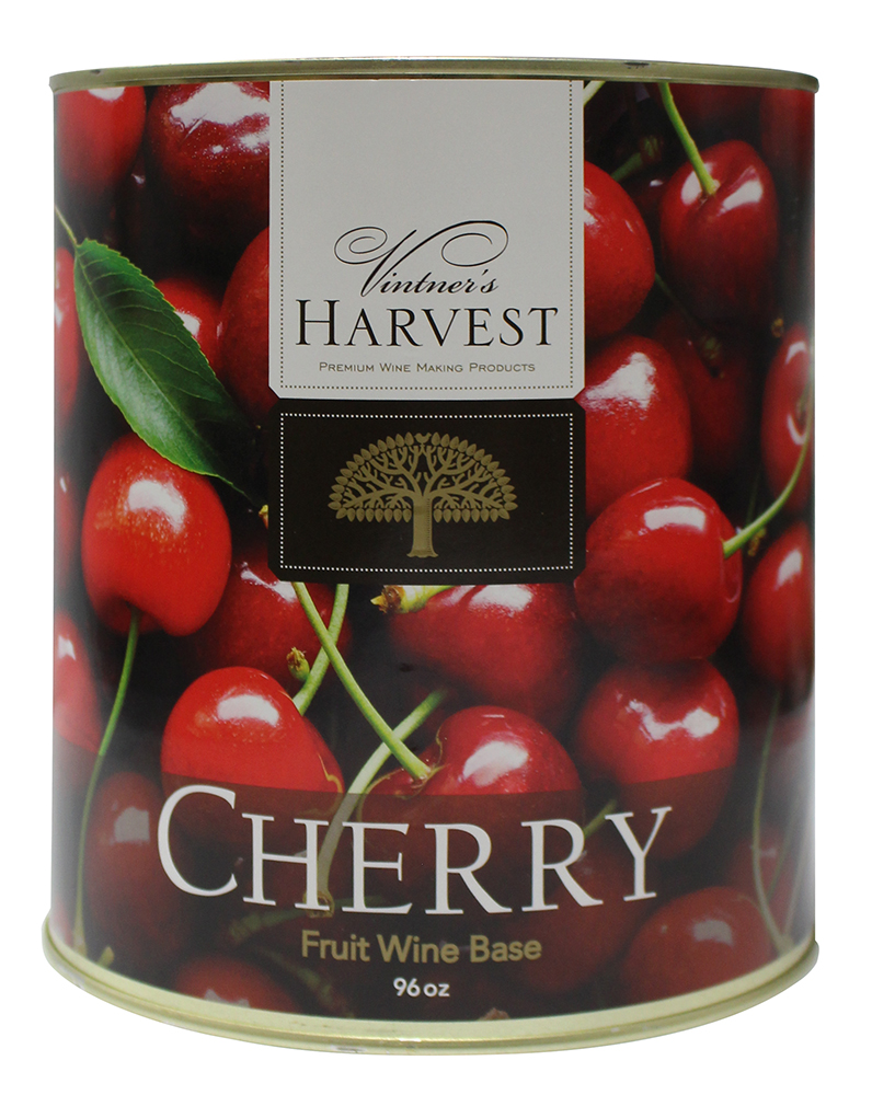 Vintner's Harvest Cherry Fruit Wine Base, 96oz Can for Home Wine Making